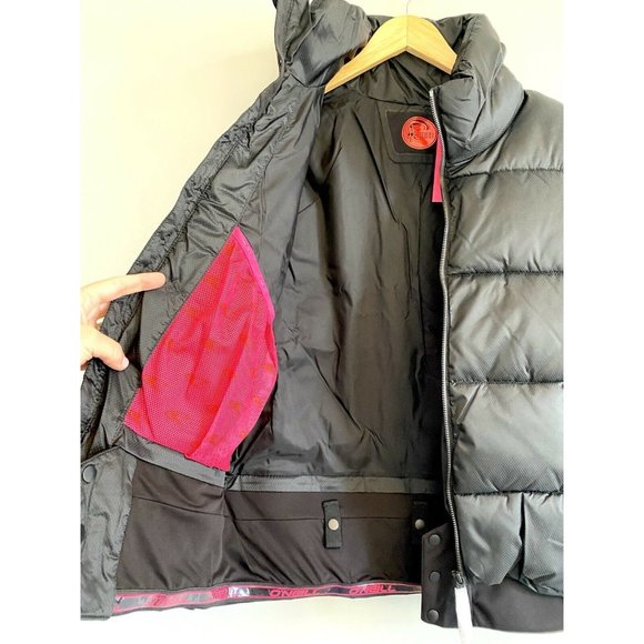 O’NEILL Black O’riginals FZ Puffer Jacket $200 Ski Snow Winter Women’s L - Picture 8 of 11